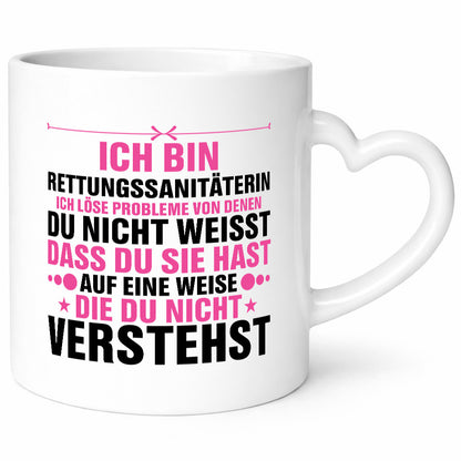 Löse Probleme: Rettungssanitäterin | Sanitäter v2 Geschenk Humor Geschenkidee