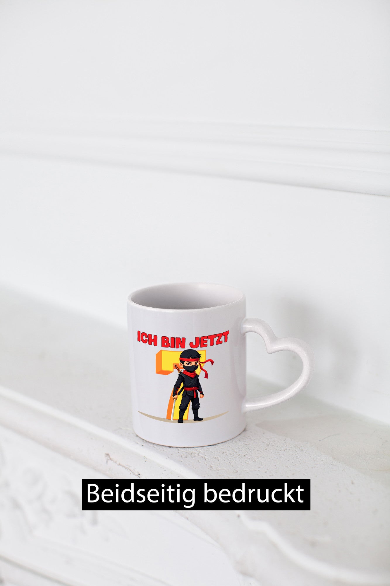 7. Geburtstag | 7 Jahre Ninja Kinder Humor Geschenkidee Tasse