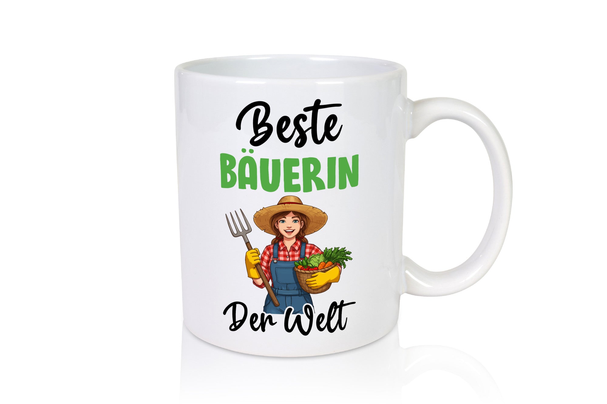 Beste Bäuerin | Bauernhof Landwirtschaft v2 Humor Geschenkidee Tasse