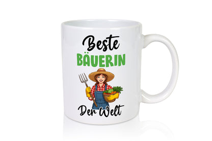 Beste Bäuerin | Bauernhof Landwirtschaft v2 Humor Geschenkidee Tasse