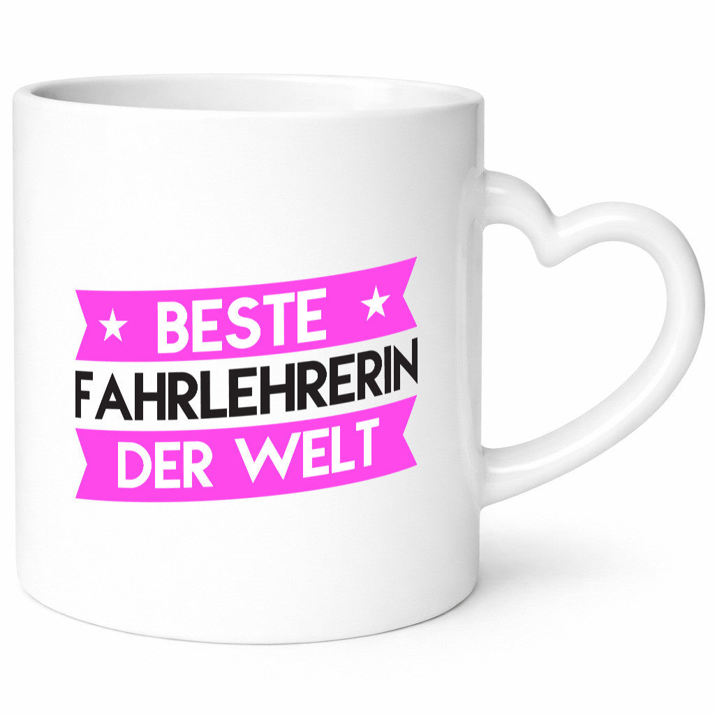 Beste Fahrlehrerin| Fahrschule Geschenk Humor Geschenkidee lustiger Spruch Tasse