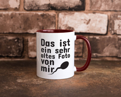 Sehr altes Foto von mir | lustige Tasse Männer Humor Geschenk Geschenkidee