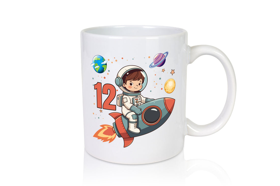 12. Geburtstag | 12 Jahre Astronaut Weltraum lustig Geschenkidee Geschenk Tasse