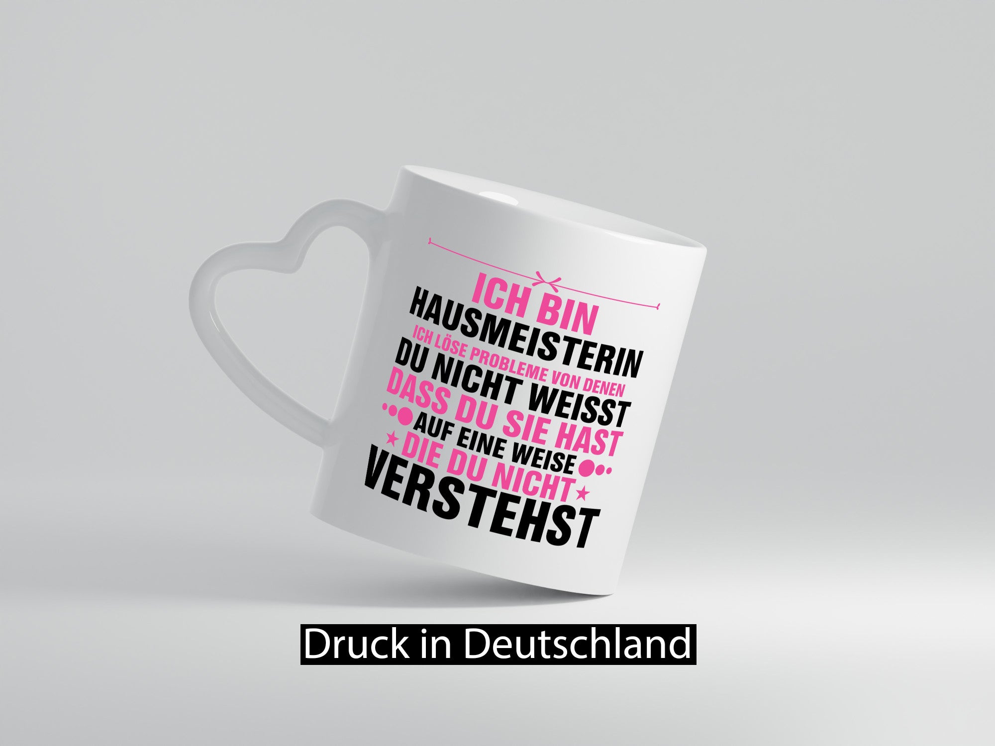 Löse Probleme: Hausmeisterin | Hauswart v2 Geschenk Humor Geschenkidee lustiger