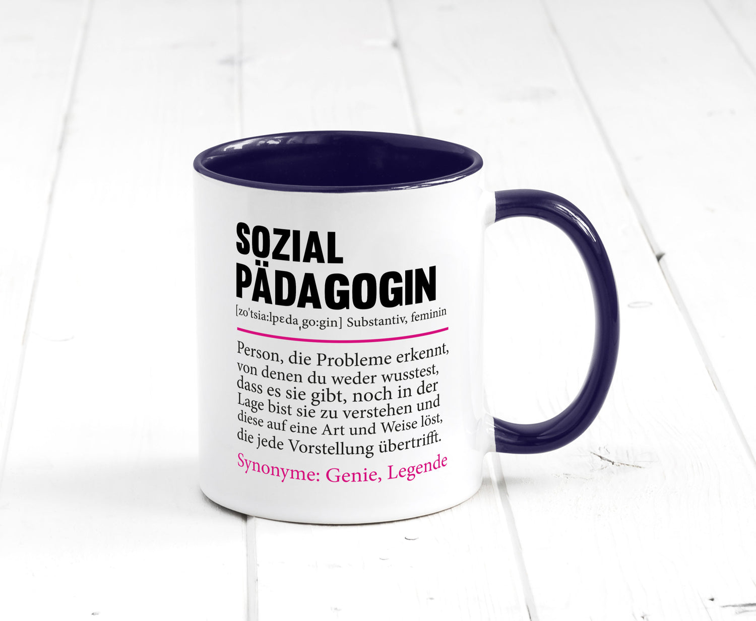 Sozialpädagogin | Spruch lustig Humor Pädagogin v2 Geschenkidee Geschenk Tasse