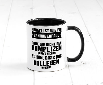 Arbeit | Kollegen Komplizen Jobwechsel Abschied Büro lustiger Spruch Geschenk