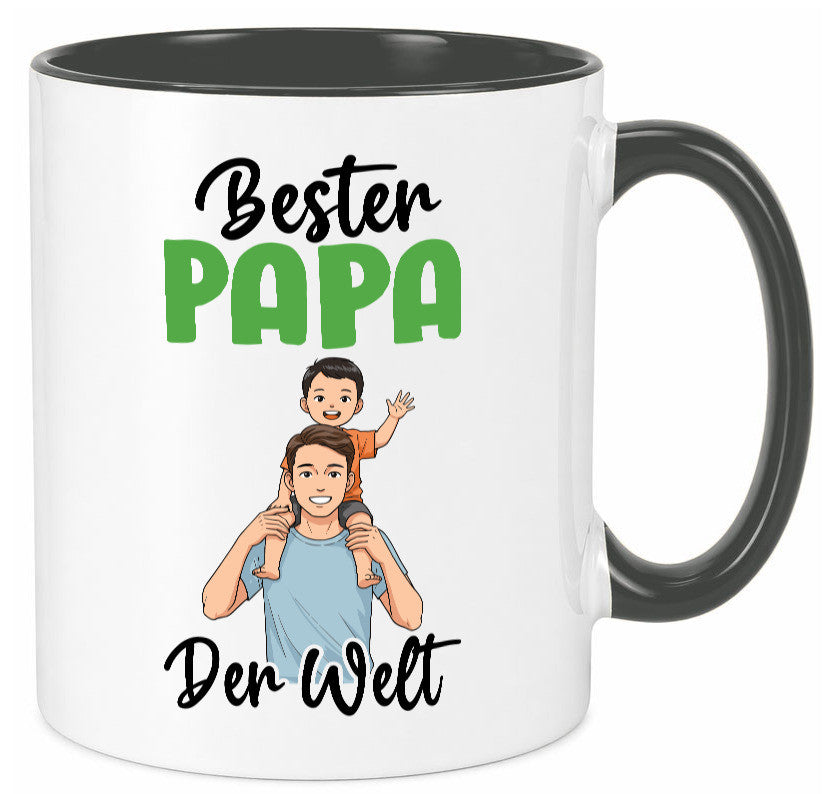 Bester Papa | Vatertag Daddy Familie lustiger Spruch Geschenk Geschenkidee Tasse