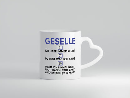 Ich habe immer Recht Geselle | Handwerker v2 lustiger Spruch Geschenk Humor