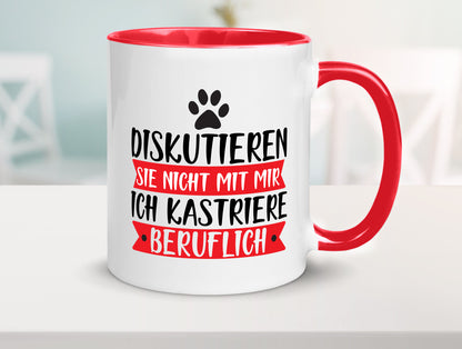 Ich kastriere beruflich | Tierarzt Tierliebhaber Geschenkidee Arbeit Kollegen
