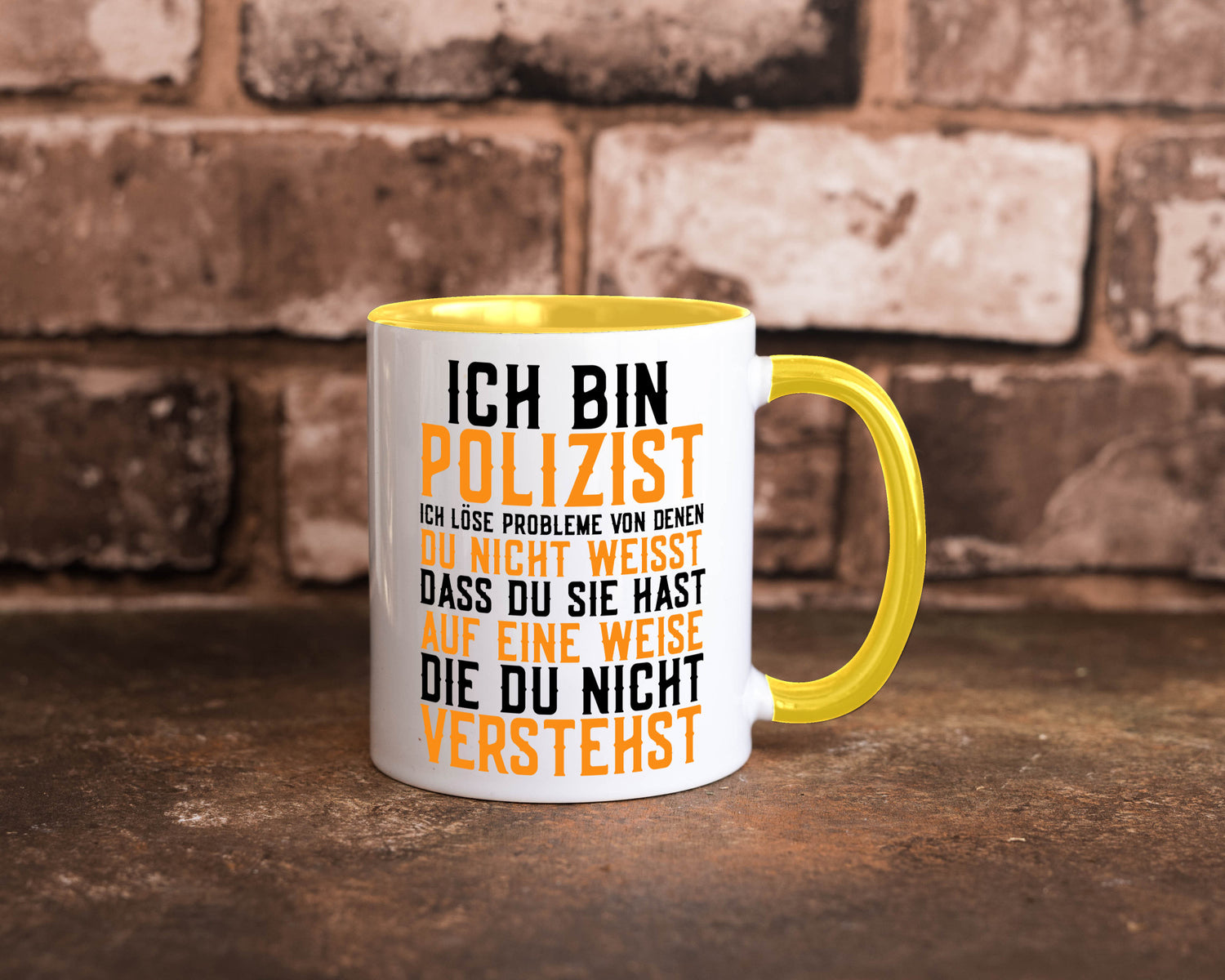 Ich bin Polizist | Polizei Beruf Job lustiger Spruch Geschenk Arbeit Kollegen