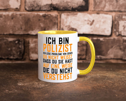 Ich bin Polizist | Polizei Beruf Job lustiger Spruch Geschenk Arbeit Kollegen