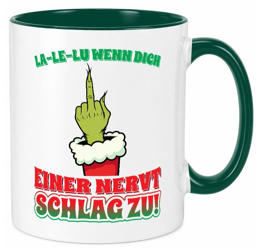 La Le Lu | Weihnachten Weihnachtsmuffel Lichter vl11 Humor Geschenkidee Tasse