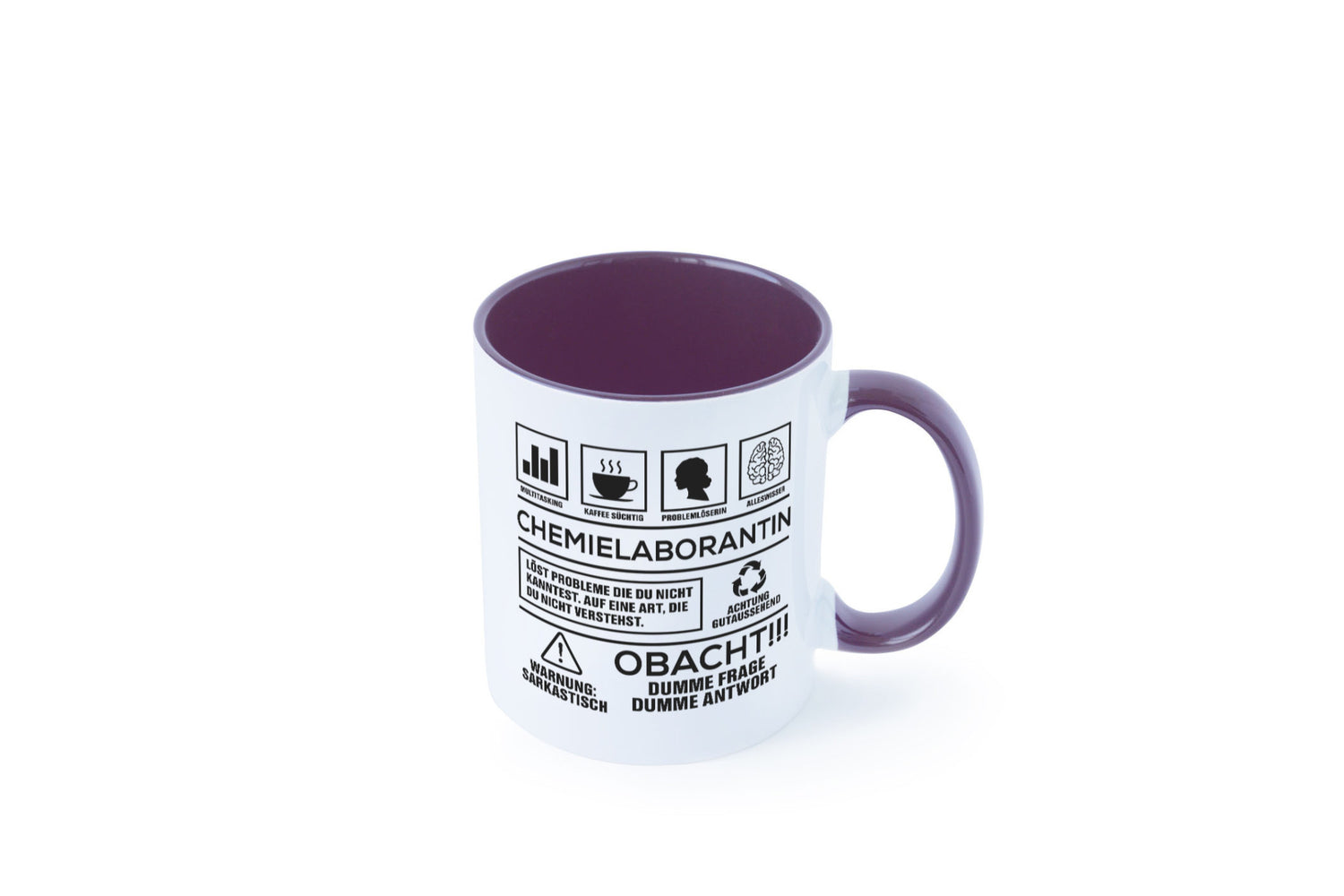 Achtung Probleme Chemielaborantin | Laborantin Chemie Geschenk Humor