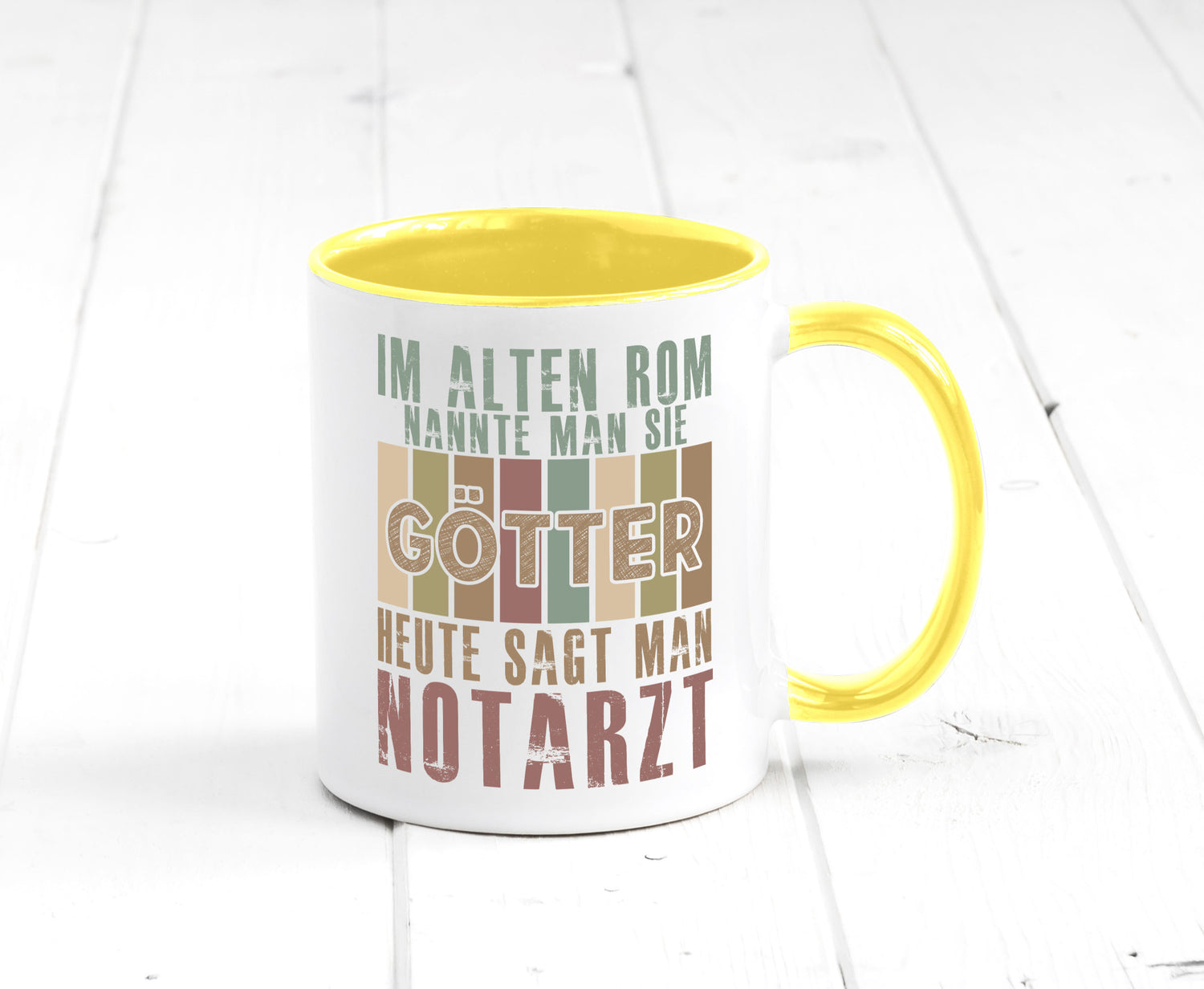 Heute sagt man: Notarzt | Arzt Humor Geschenkidee Tasse