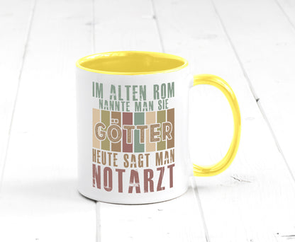 Heute sagt man: Notarzt | Arzt Humor Geschenkidee Tasse