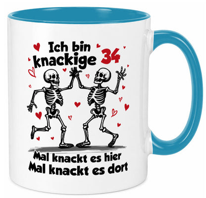 34. Geburtstag | Knackige 34 Ich bin alt v2 lustiger Spruch Geschenk
