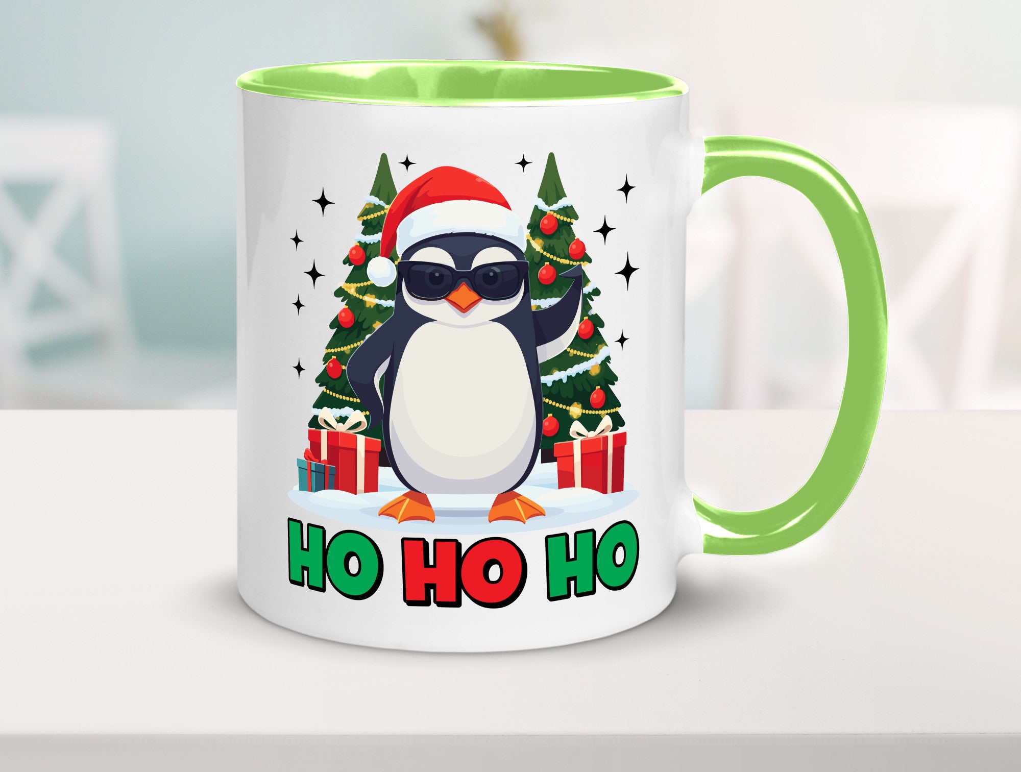Ho | Weihnachts Pinguine Weihnachten lustig Humor Geschenkidee Geschenk Tasse