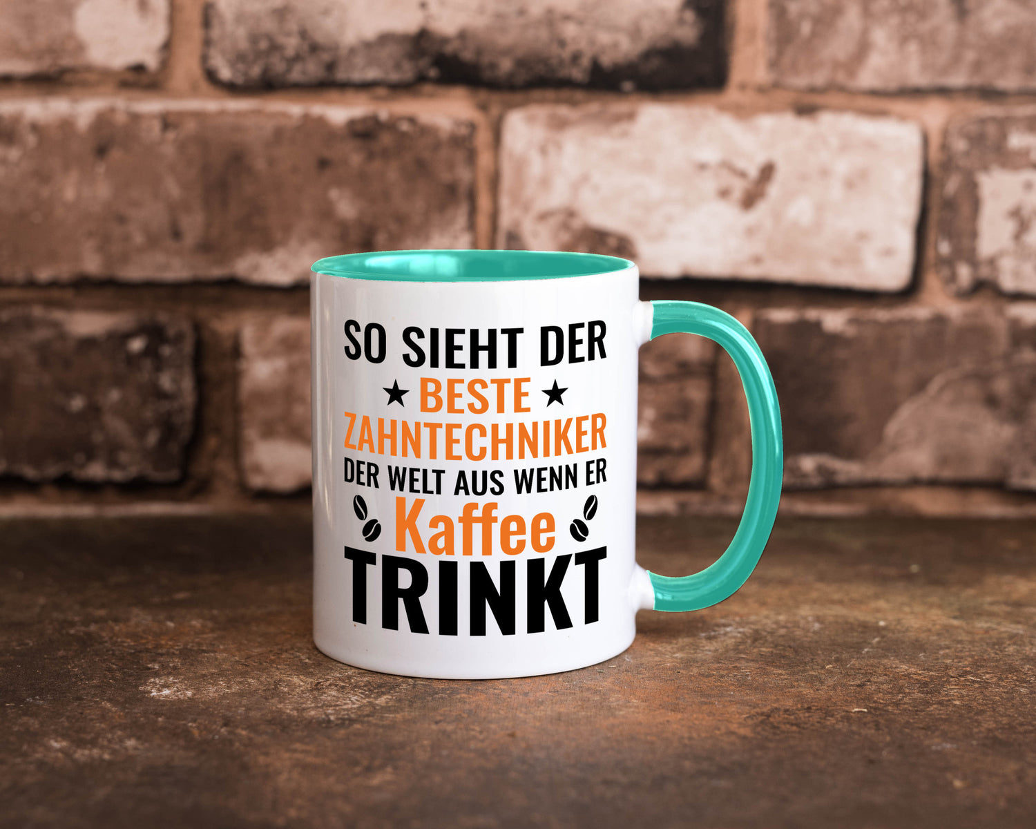 Kaffee trinkt: Zahntechniker | Zahnmedizin Geschenk Humor Geschenkidee lustiger