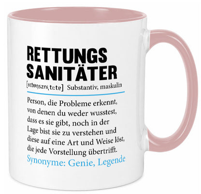 Rettungssanitäter | Beruf Sanitäter Spruch v2 lustig Arbeit Kollegen Büro Tasse