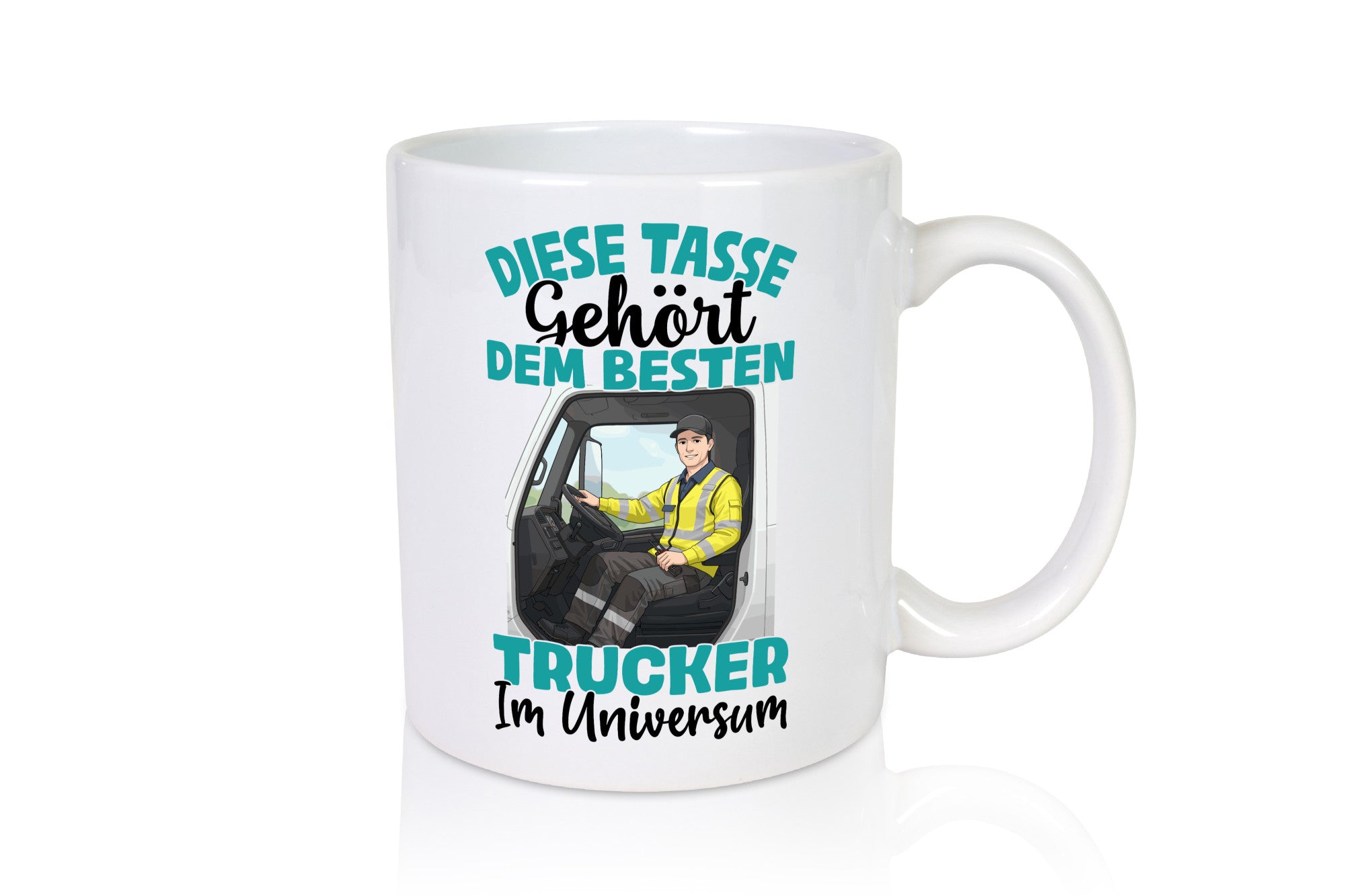 Im Universum: Trucker | LKW Fahrer Beruf Humor Arbeit Kollegen Büro