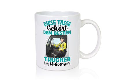 Im Universum: Trucker | LKW Fahrer Beruf Humor Arbeit Kollegen Büro