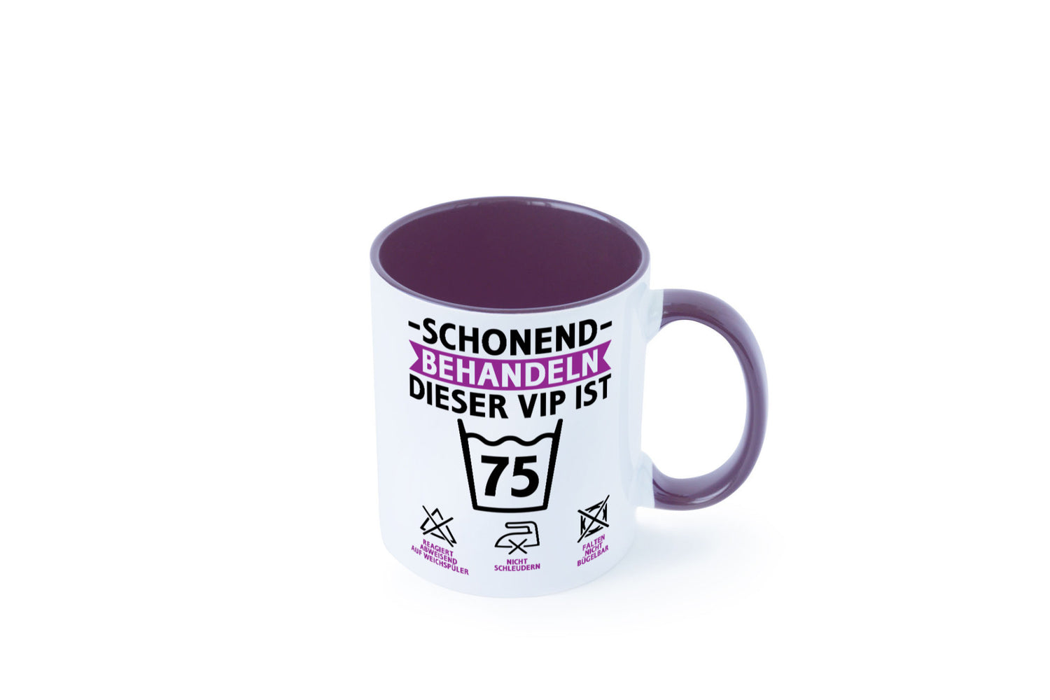 75 Geburtstag | schonend behandeln Jahre v2 lustiger Spruch Geschenk