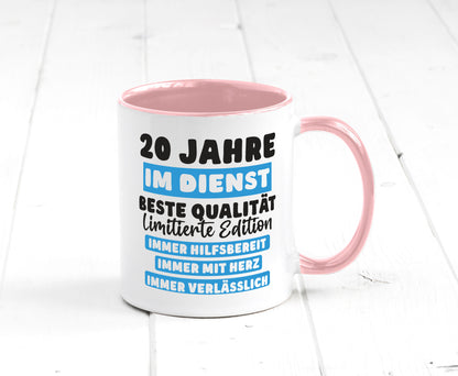 20 Jahre im Dienst | Jubiläum Arbeit v6 Geschenk Kollegen Büro lustiger Spruch