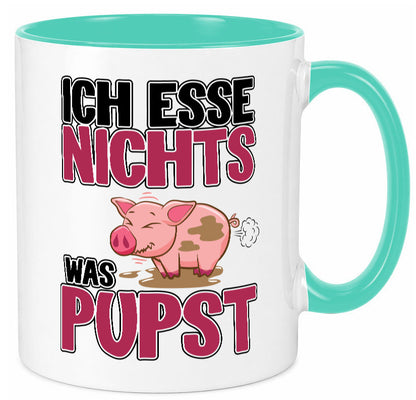 Ich esse nicht was Pupst lustiger Spruch Geschenk Humor Geschenkidee Tasse