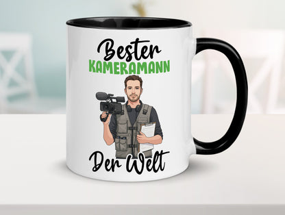 Bester Kameramann | Kamera v2 lustig Humor Geschenkidee Geschenk Tasse