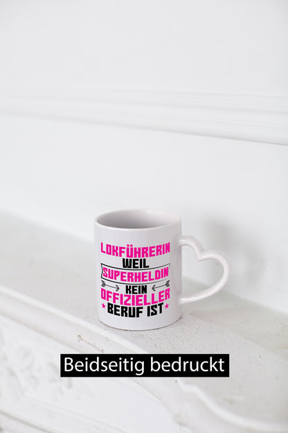 Superheldin Lokführerin | Zug Beruf Geschenk Arbeit Kollegen Büro lustiger