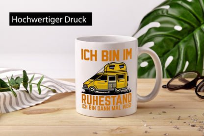 Bin im Ruhestand | Rentner Camping Camper Rente lustiger Spruch Geschenk