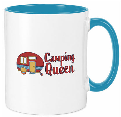 Camping Queen | Wohnanhänger Geschenk Humor Geschenkidee lustiger Spruch Tasse