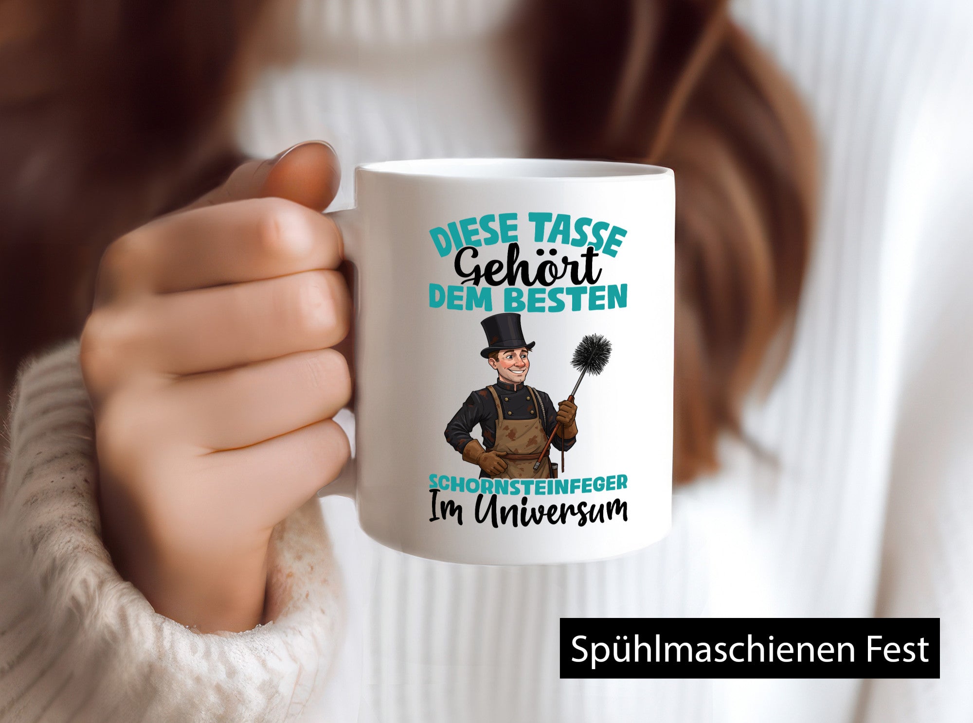 Im Universum: Schornsteinfeger | Kaminkehrer Humor Geschenkidee Tasse