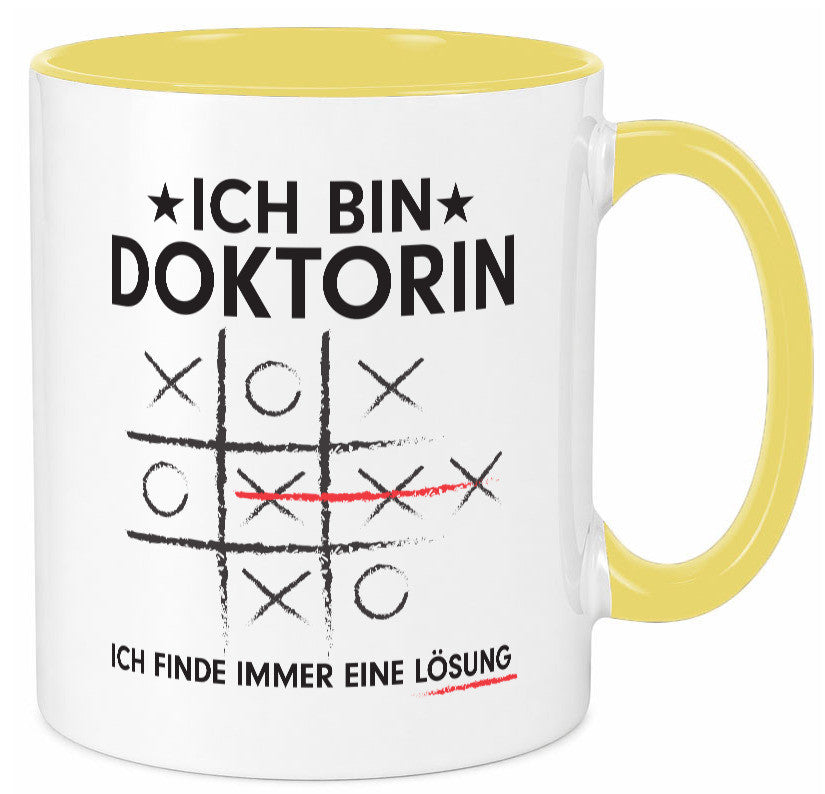 Lösung finden: Doktorin | Doktorand Doktortitel v2 lustig Humor Geschenkidee