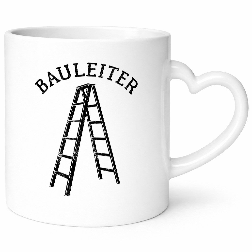 Bauleiter - Baustelle Leiter Wortspiel lustig Humor Geschenkidee Geschenk Tasse