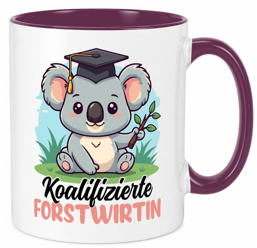 Koalifizierte Forstwirtin | Forst Wirtin lustig Humor Geschenkidee Geschenk