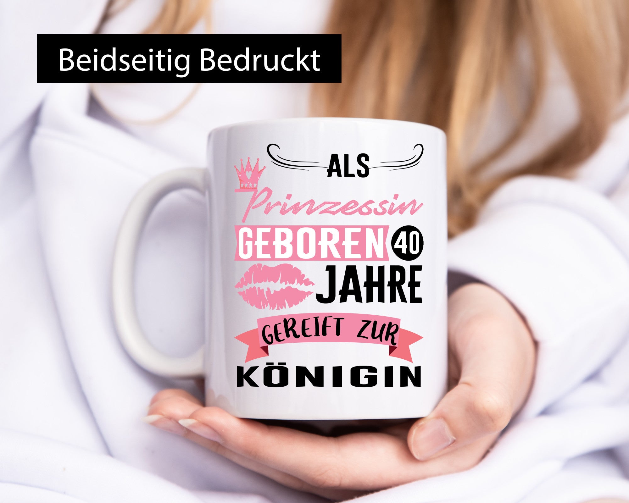 Als Prinzessin Geboren | 40. Geburtstag Ich bin Königin Geschenk Geschenkidee