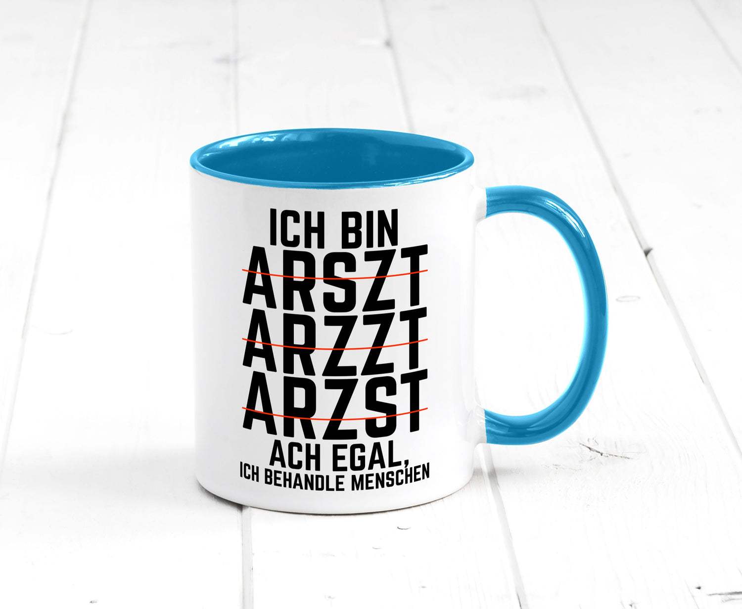 Ich bin Arzt | Rechtschreibung Klinik lustiger Spruch lustig Humor Geschenkidee