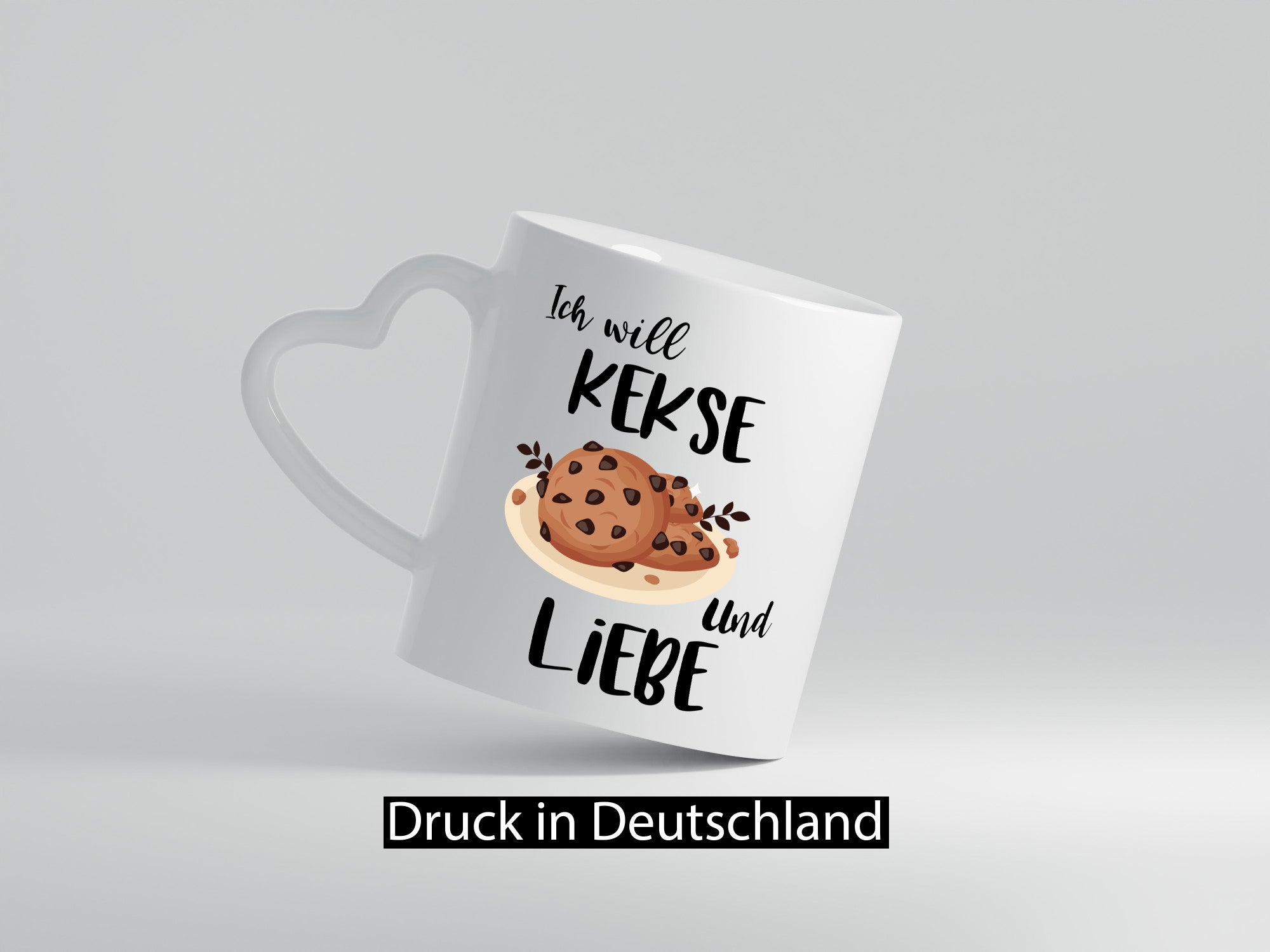 Ich will Kekse und Liebe | Pärchen lustig Humor Geschenkidee Geschenk Tasse