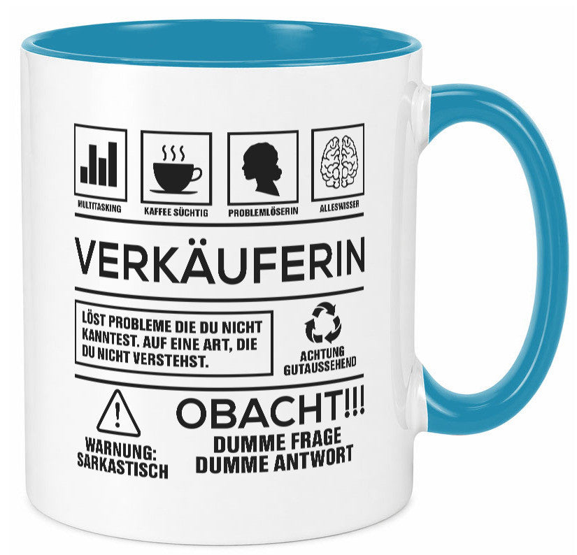 Achtung Probleme Verkäuferin| Kollegin | Verkaufsjob lustig Arbeit Kollegen
