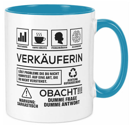 Achtung Probleme Verkäuferin| Kollegin | Verkaufsjob lustig Arbeit Kollegen
