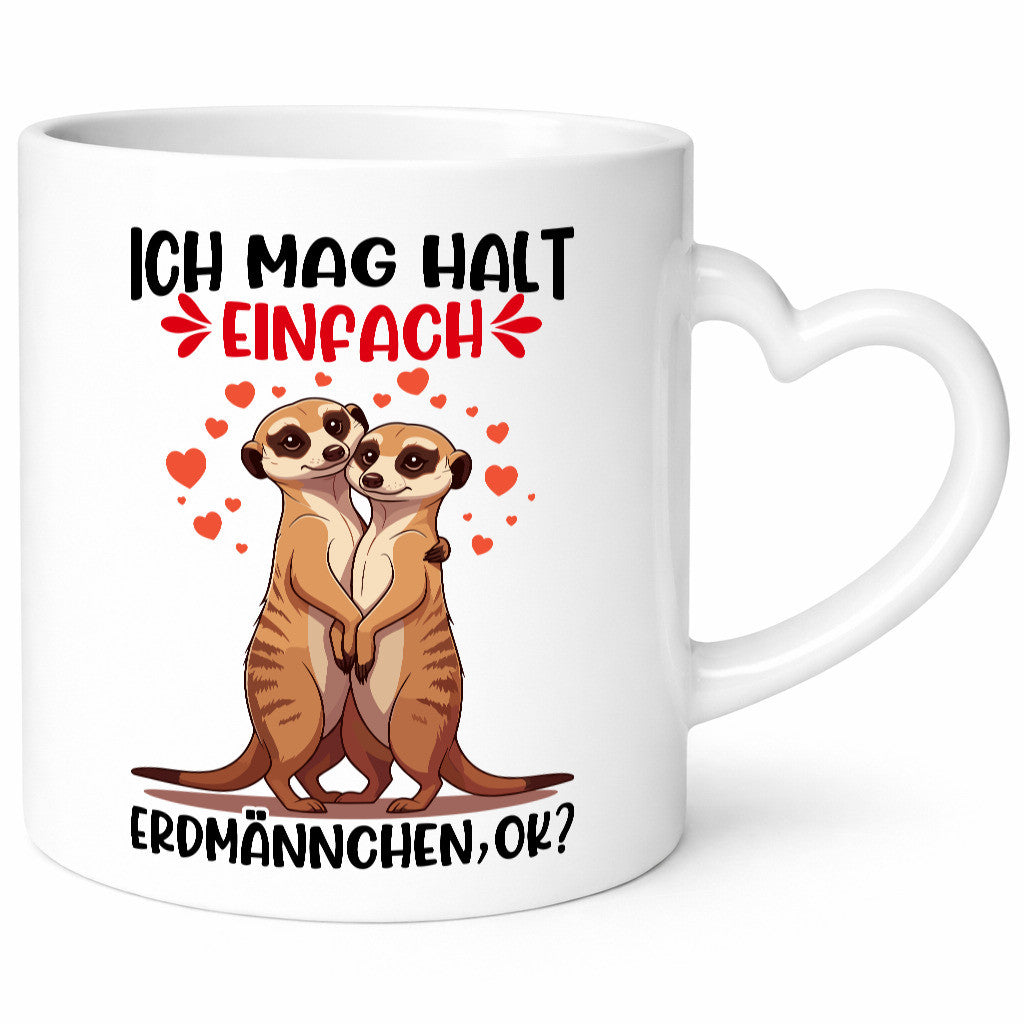 Ich mag halt erdmännchen Geschenk Humor Geschenkidee lustiger Spruch Tasse