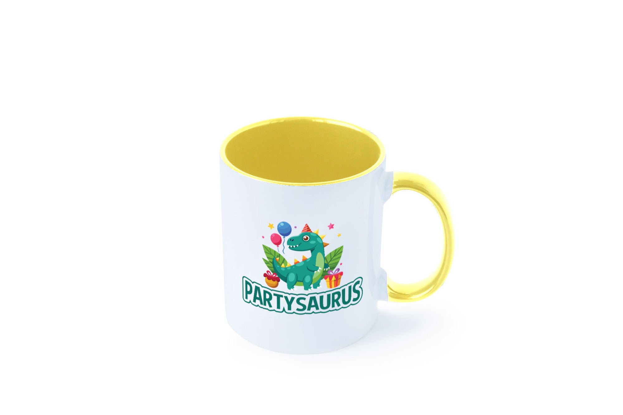 Partysaurus | Geburtstag Dinosaurier Luftballon Geschenkidee Humor Tasse
