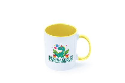 Partysaurus | Geburtstag Dinosaurier Luftballon Geschenkidee Humor Tasse