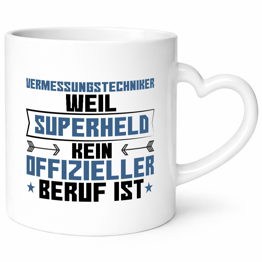 Superheld Vermessungstechniker | Techniker Geschenkidee Humor Tasse