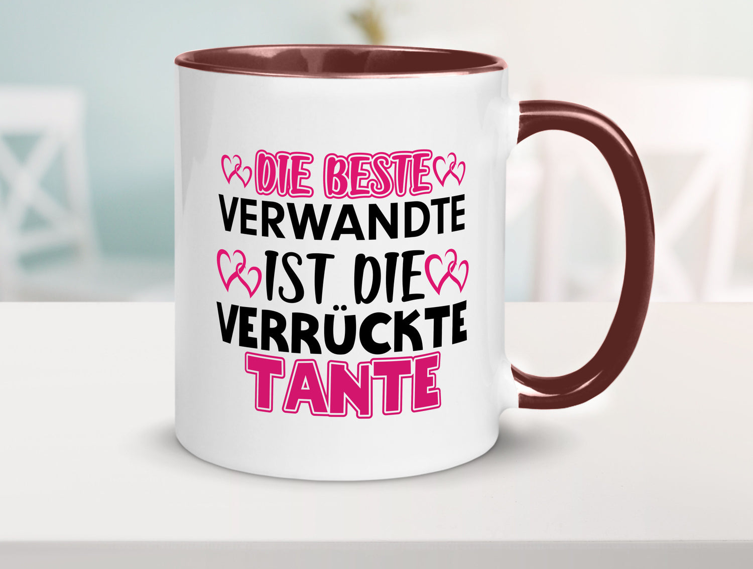 Verrückte Tante | Spruch Patentante Verwandtschaft lustiger Geschenk Humor