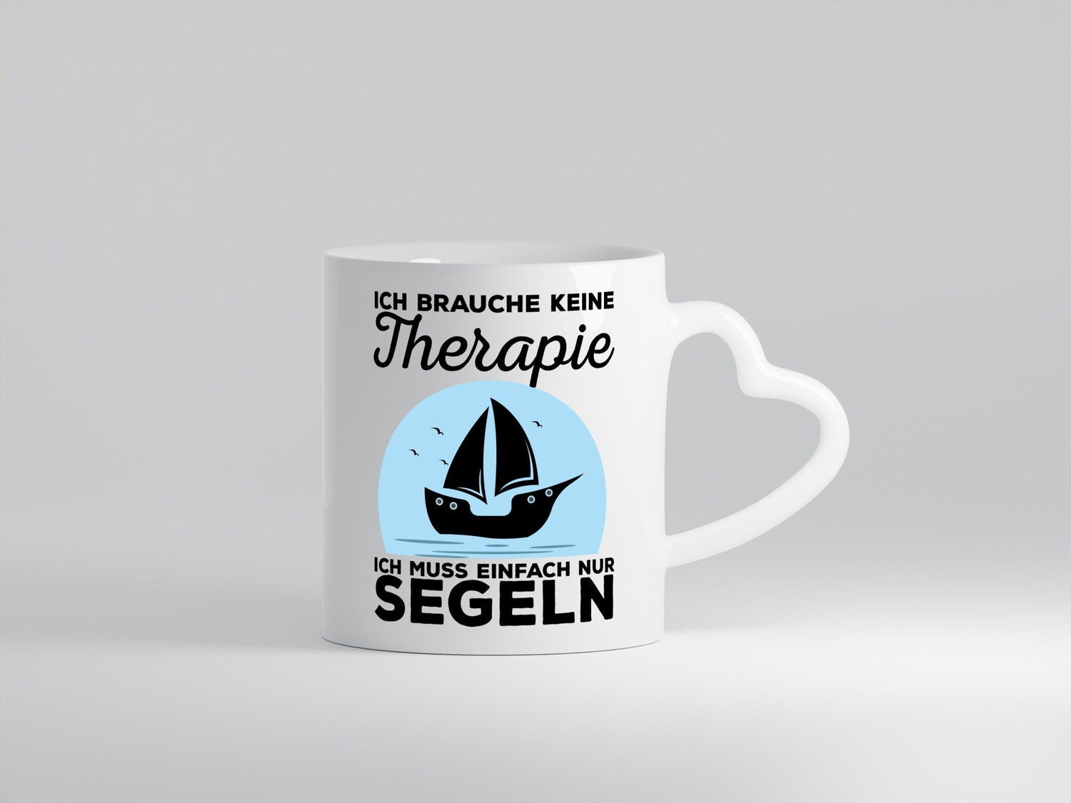 Einfach nur segeln | Segler Tasse Segelboot Therapie Geschenkidee Humor