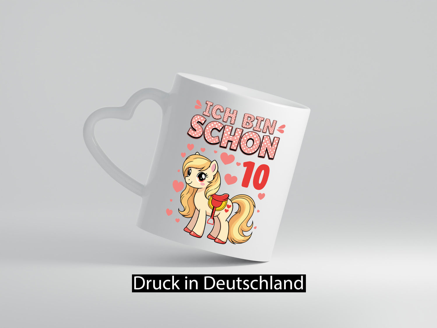 10. Geburtstag | 10 Jahre Mädchen Reiten Pony Geschenk Geschenkidee lustiger