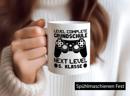 Level complete | 5. Klasse Gaming Grundschule lustiger Spruch Geschenk Humor