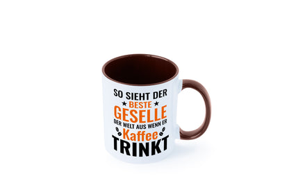 Kaffee trinkt: Geselle | Handwerker lustig Humor Geschenkidee Geschenk Tasse